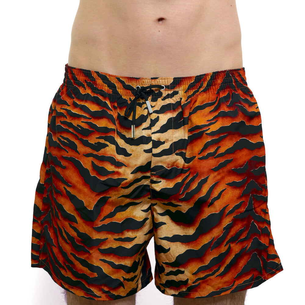 DSQUARED2 Tiger Camo Midi Swim Shorts – The Haute Online