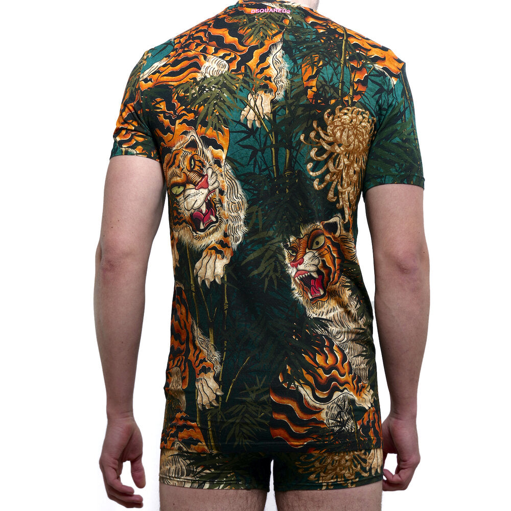 DSQUARED2 Jungle Tiger T Shirt The Haute Online